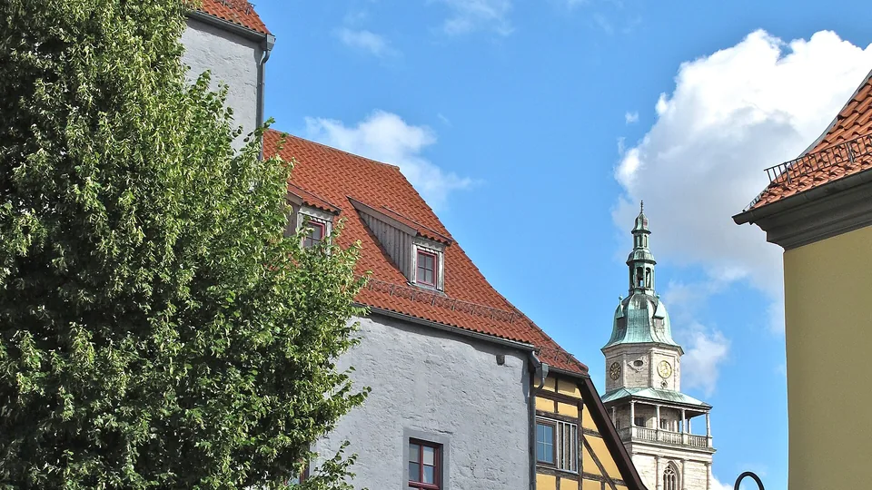 Polizeipräsenz bei Nacht in Bad Langensalza – Symbolbild