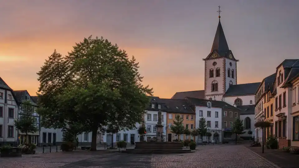 Polizeipräsenz bei Nacht in Hermeskeil – Symbolbild